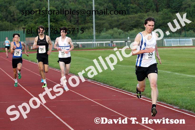 BMC 1500 metres, BMC, Chester le Street, July 19th. Photo: David T. Hewitson/Sports for All Pics